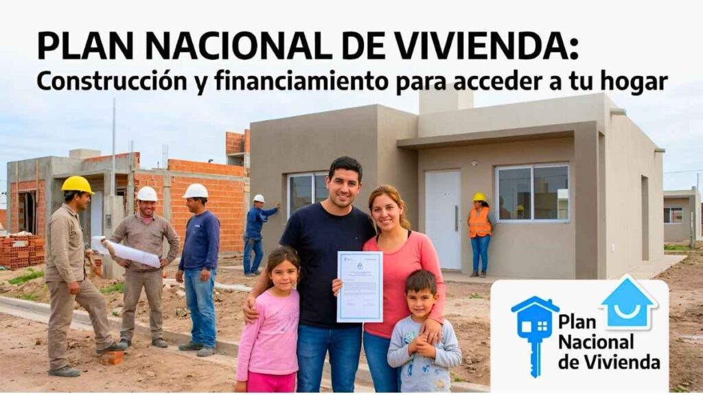 Plan Nacional de Vivienda Construcción y financiamiento para acceder a tu hogar